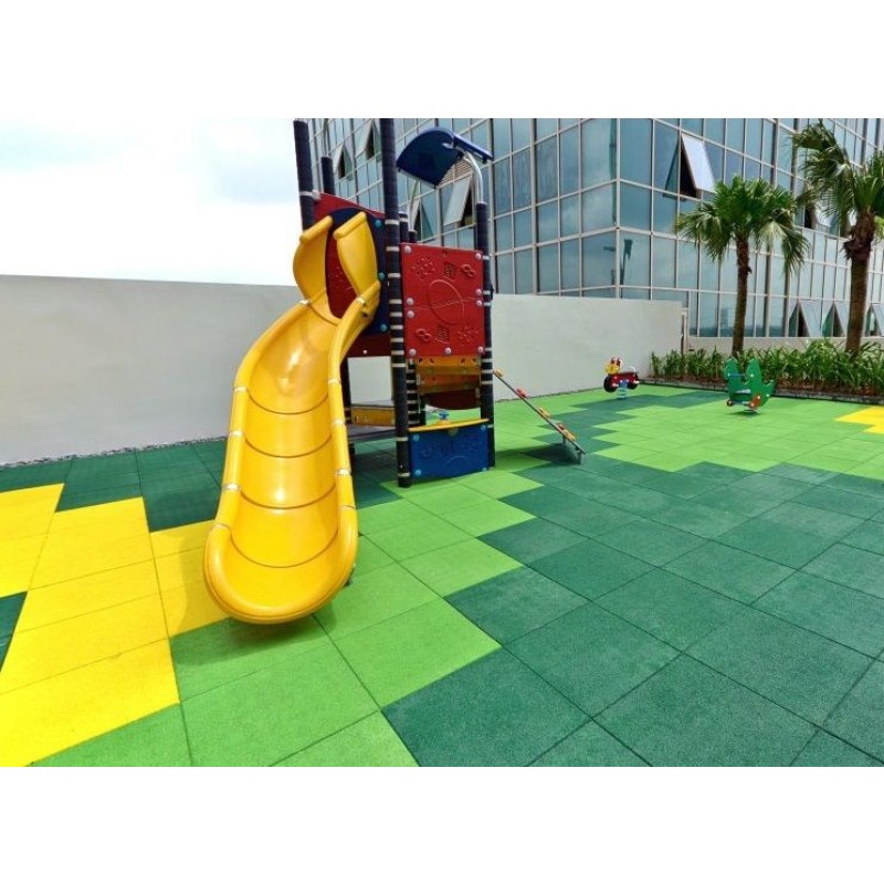 Playground Flooring Supplier - Moetry Super Thick 5cm Rubber Tile