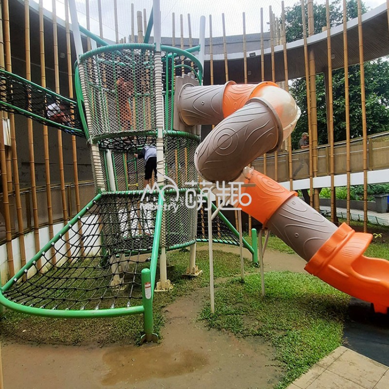 Net Climber Supplier - Moetry Commercial Rope Playground Net Climber
