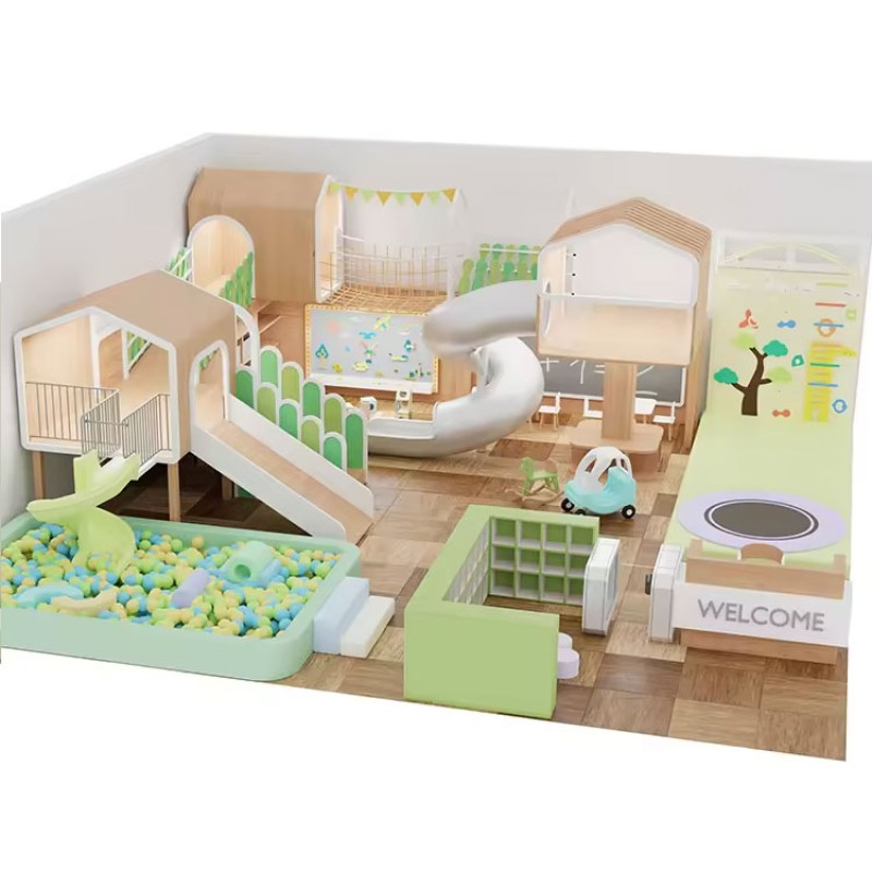 Play Cafe Manufacturer - Moetry Kids Play Cafe Wooden Play Structure