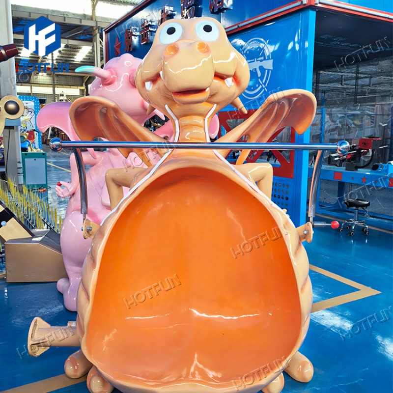 Thrill Ride Manufacturer - Crazy Jumping Machine Dinosaur Bounce