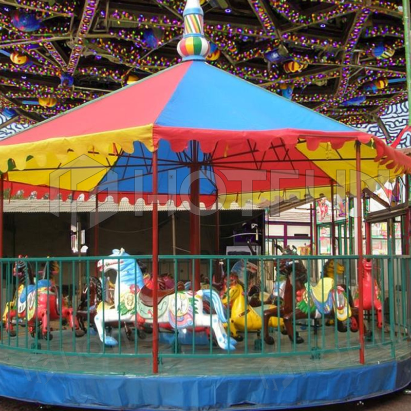 Amusement Ride Manufacturer - Carousel Rides with Trailer Mounted