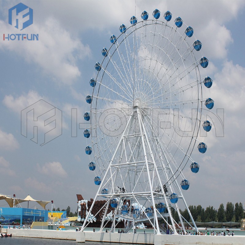 Ferris Wheel Supplier - Delicate 50m Sightseeing Amusement Ride