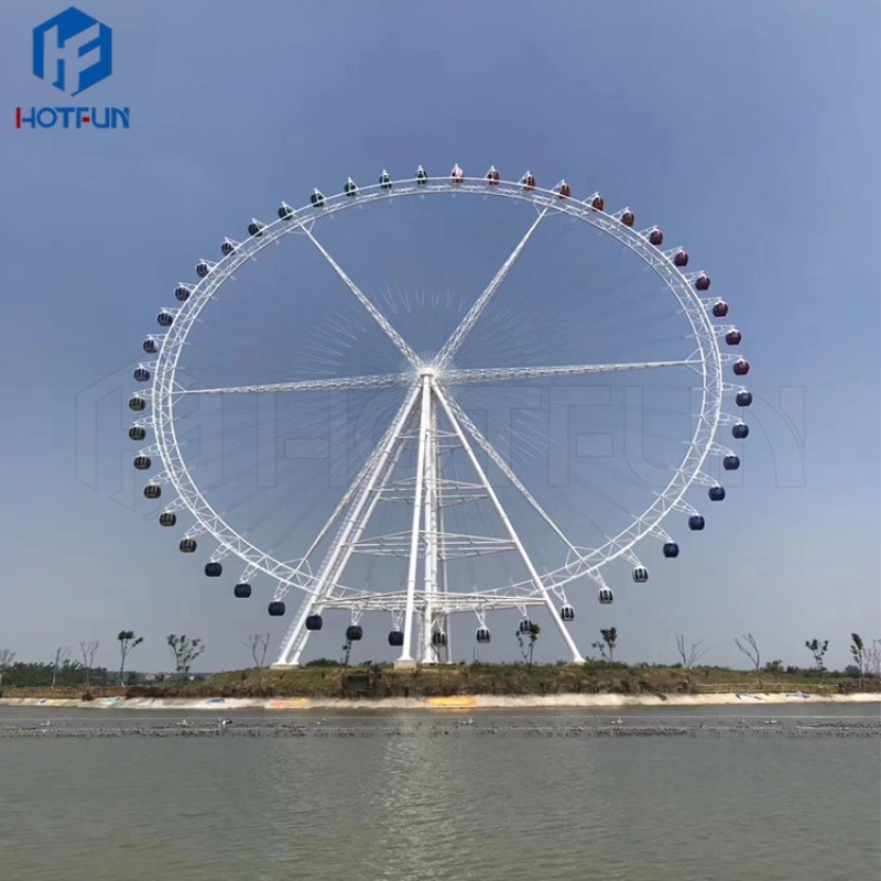 Ferris Wheel Supplier - Delicate 88m Sightseeing Amusement Park Ride