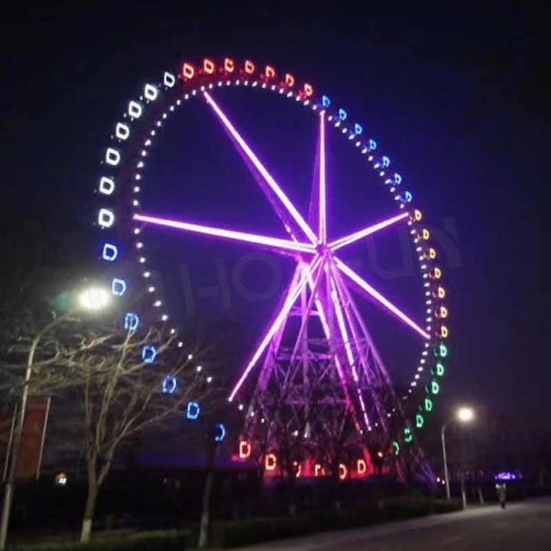 Ferris Wheel Manufacturer - Factory Price 88m Big Customized Light