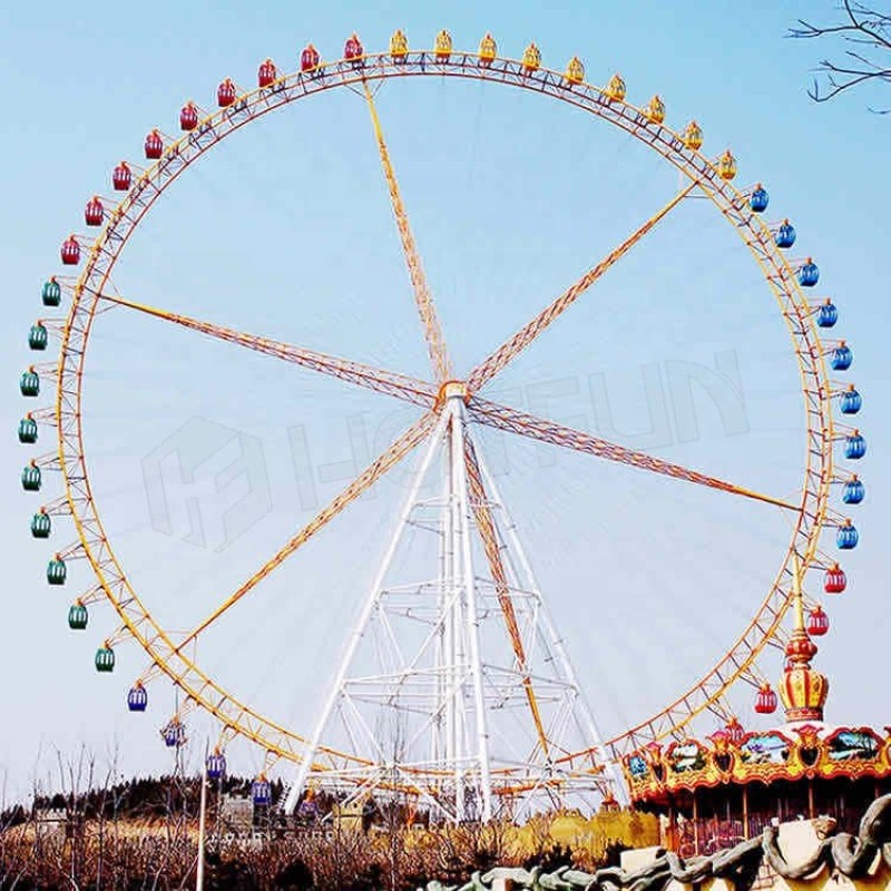 Ferris Wheel Manufacturer - Factory Price 88m Big Customized Light