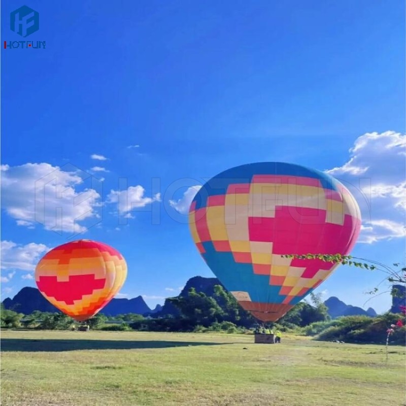 Amusement Ride Manufacturer - Advertising Colorful Hot Air Balloon