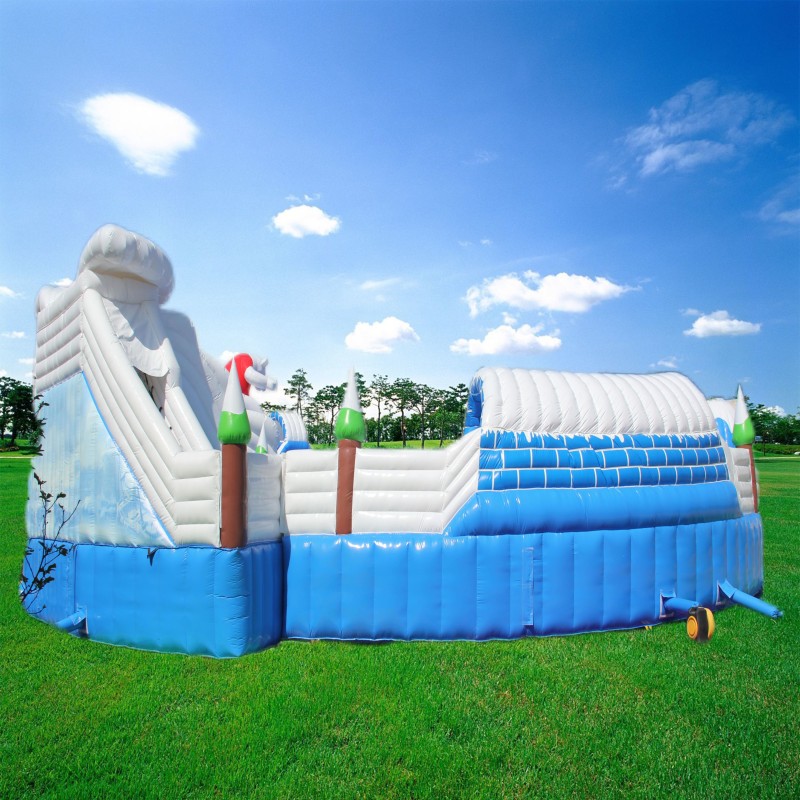 Inflatable Race Platform Manufacturer - Customizable Slides for Island Resort