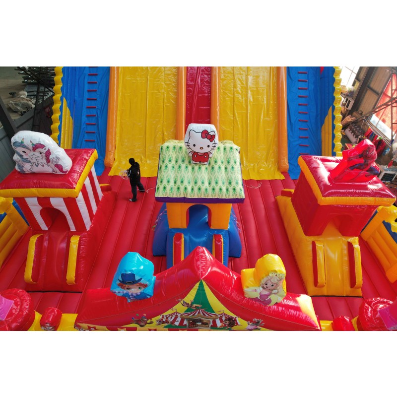 Inflatable Water Slide Supplier - Custom Pirate Ship Obstacle Course for Adults