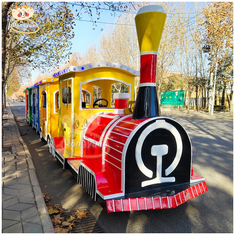 Electric Train Rides Supplier - Outdoor Trackless Tourist Train for Amusement Park