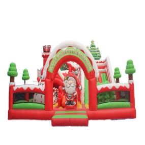 Inflatable Bouncer Factory - Outdoor Christmas Combo with Blower for Adults & Kids
