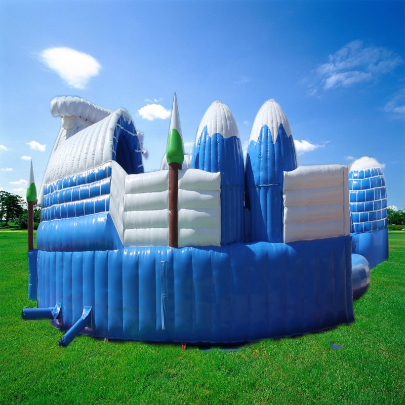 Inflatable Race Platform Manufacturer - Customizable Slides for Island Resort