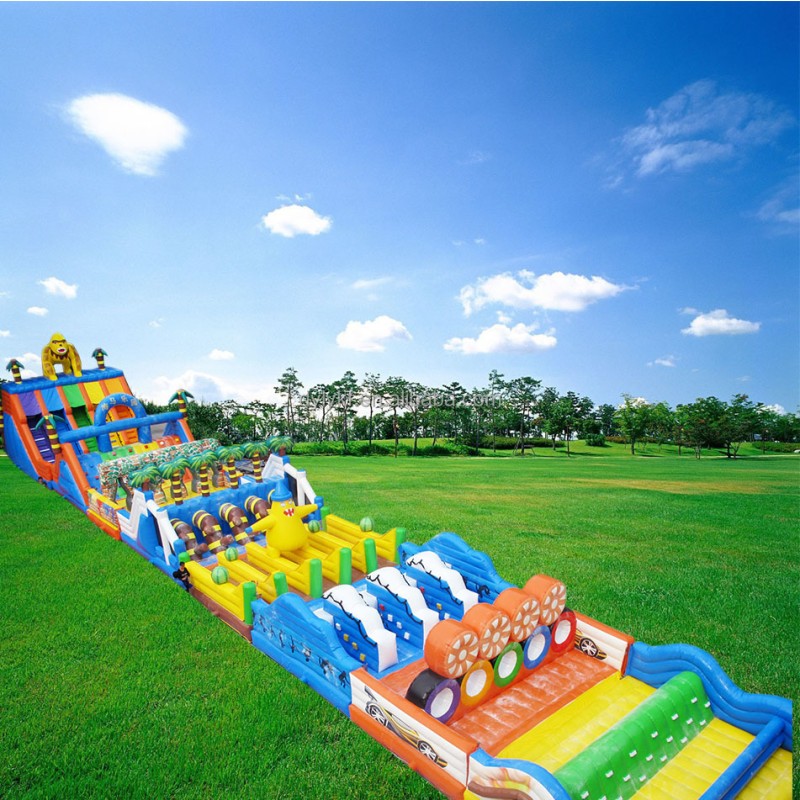 Inflatable Castle Obstacle Course Supplier - PVC Customizable for Outdoor Fun