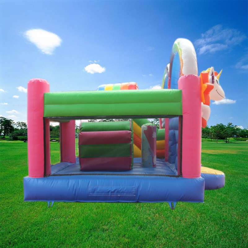 Inflatable Castle Supplier - Cartoon Themed Bounce Bed for Backyard Amusement