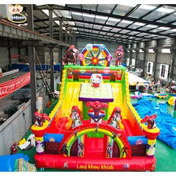 Inflatable Bounce House Manufacturer - Combo Slide Blow up Bouncer with Blower