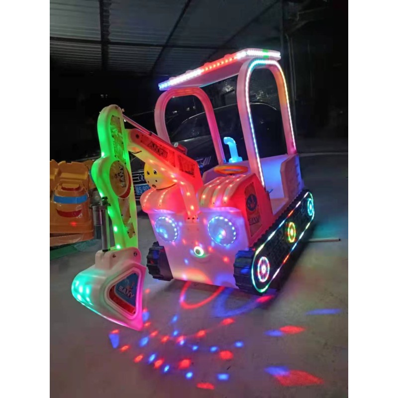 Electric Trampoline Manufacturer - Rotating Jumping Bed with Lights for Outdoor