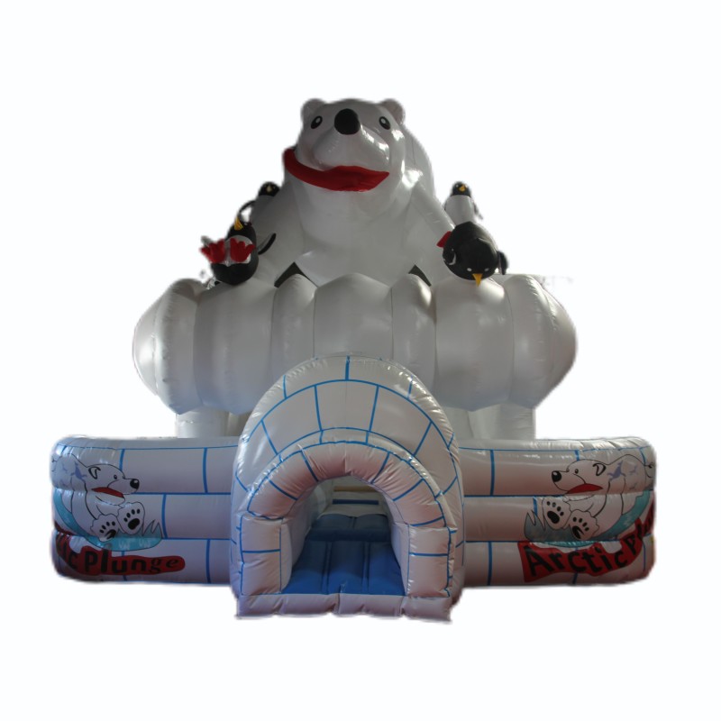 Inflatable Water Trampoline Factory - Tropical Rainforest Slide for Children's Amusement