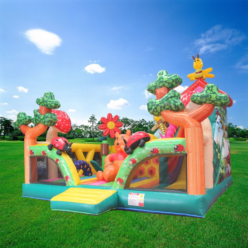 Inflatable Bouncer House Factory - Crazy Cowboy Design for Amusement Park