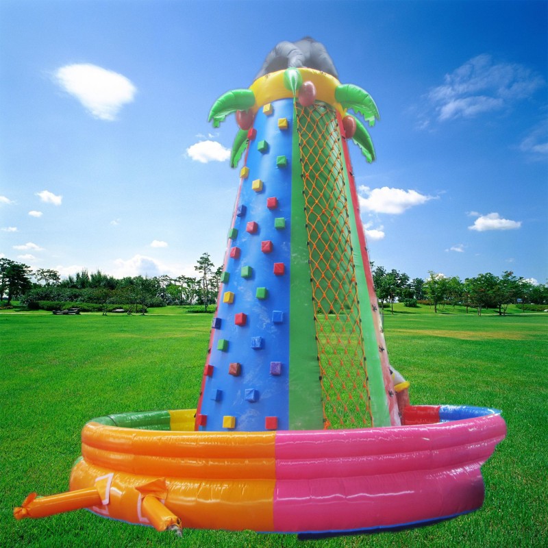 Inflatable Rock Climbing Bed Manufacturer - PVC Flexible for Trampoline Park