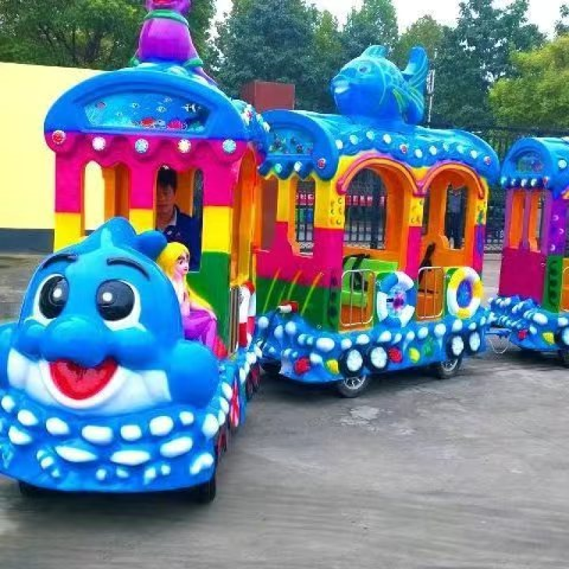 Electric Trackless Train Supplier - Animal Theme Amusement Park Ride for Kids