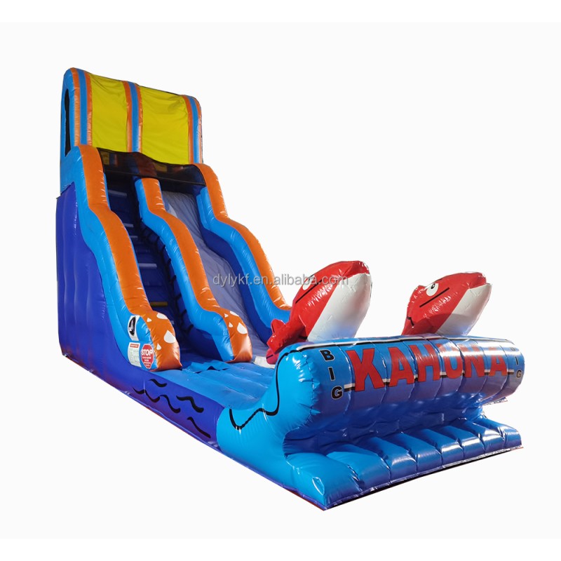 Inflatable Bouncy Castle Supplier - PVC Octopus Double Slide for Outdoor Parks
