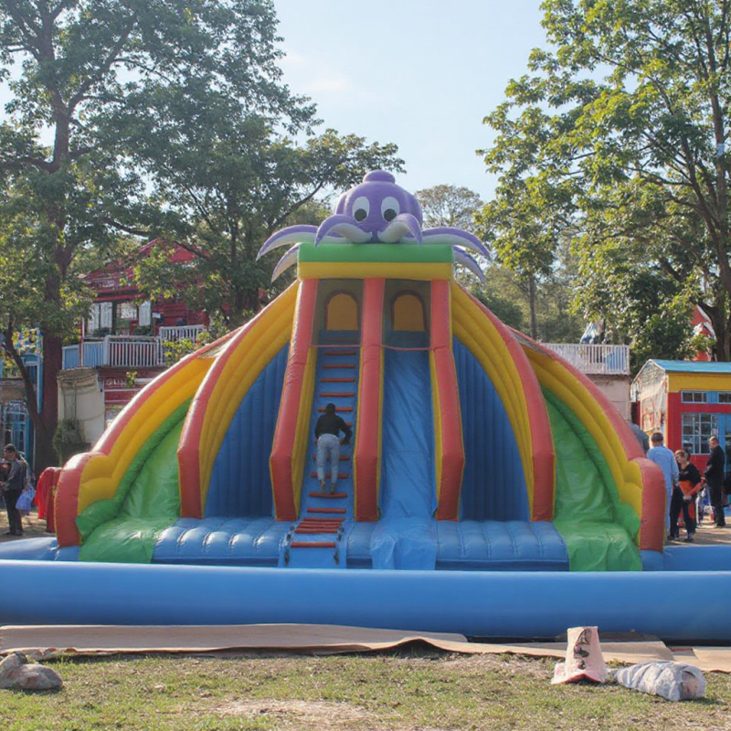 Inflatable Water Trampoline Factory - Crazy Car Slide for Outdoor Park Games