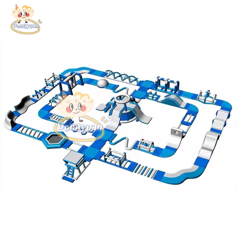 Inflatable Water Obstacle Course Factory - Floating Park for Home Lake Beach