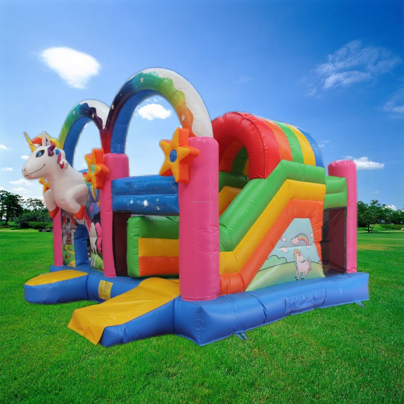 Inflatable Castle Supplier - Cartoon Themed Bounce Bed for Backyard Amusement