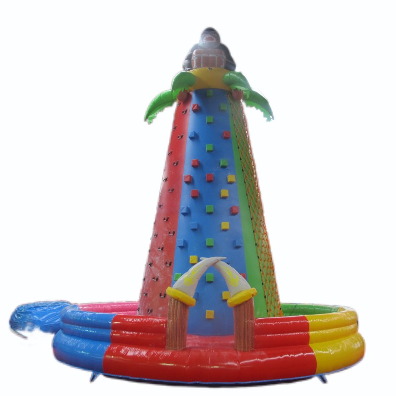 Inflatable Rock Climbing Bed Manufacturer - PVC Flexible for Trampoline Park