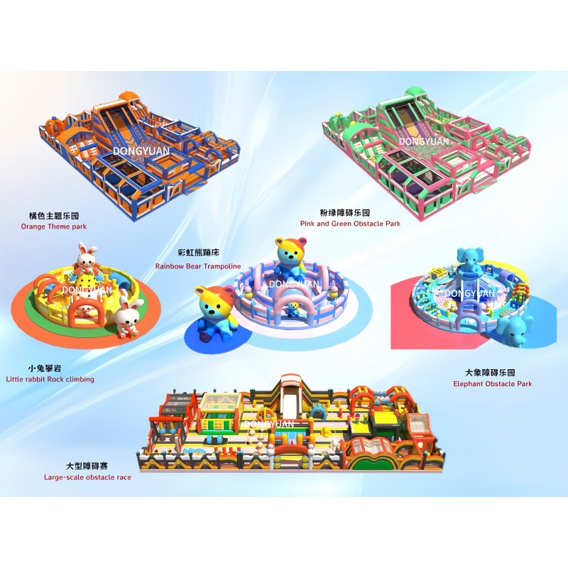 Inflatable Castle Supplier - Large Air Mattress with Slide Equipment Park