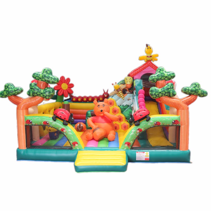 Inflatable Bouncer House Factory - Crazy Cowboy Design for Amusement Park