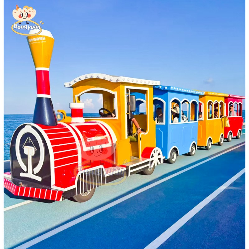 Electric Train Rides Supplier - Outdoor Trackless Tourist Train for Amusement Park