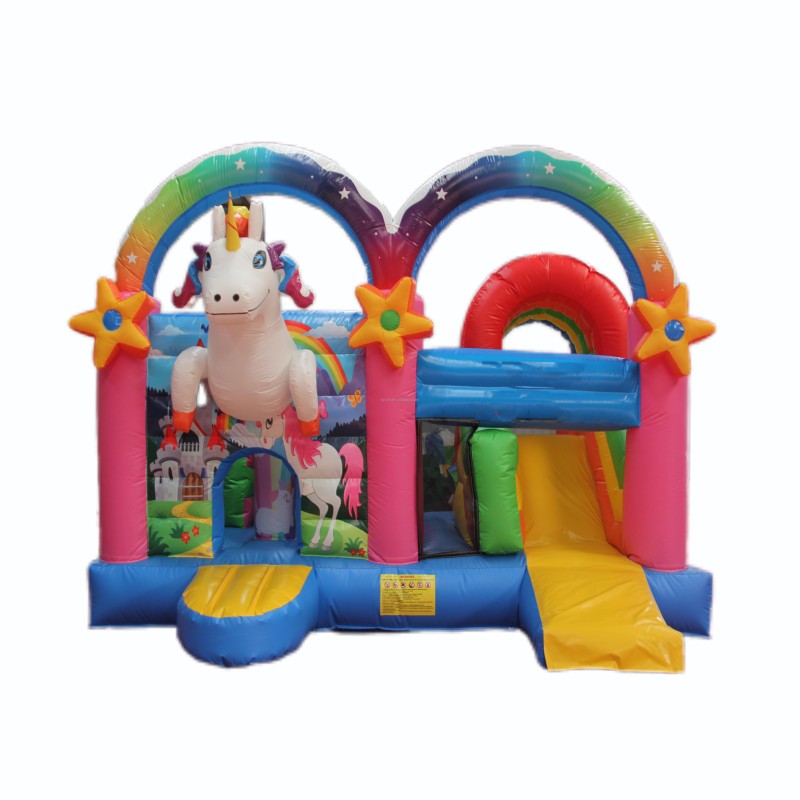 Inflatable Castle Supplier - Cartoon Themed Bounce Bed for Backyard Amusement