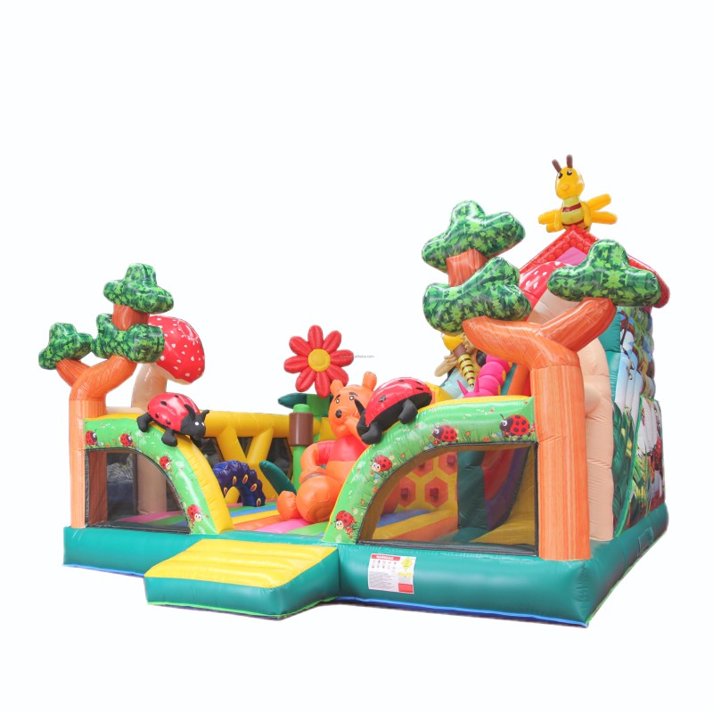 Inflatable Bouncer House Factory - Crazy Cowboy Design for Amusement Park