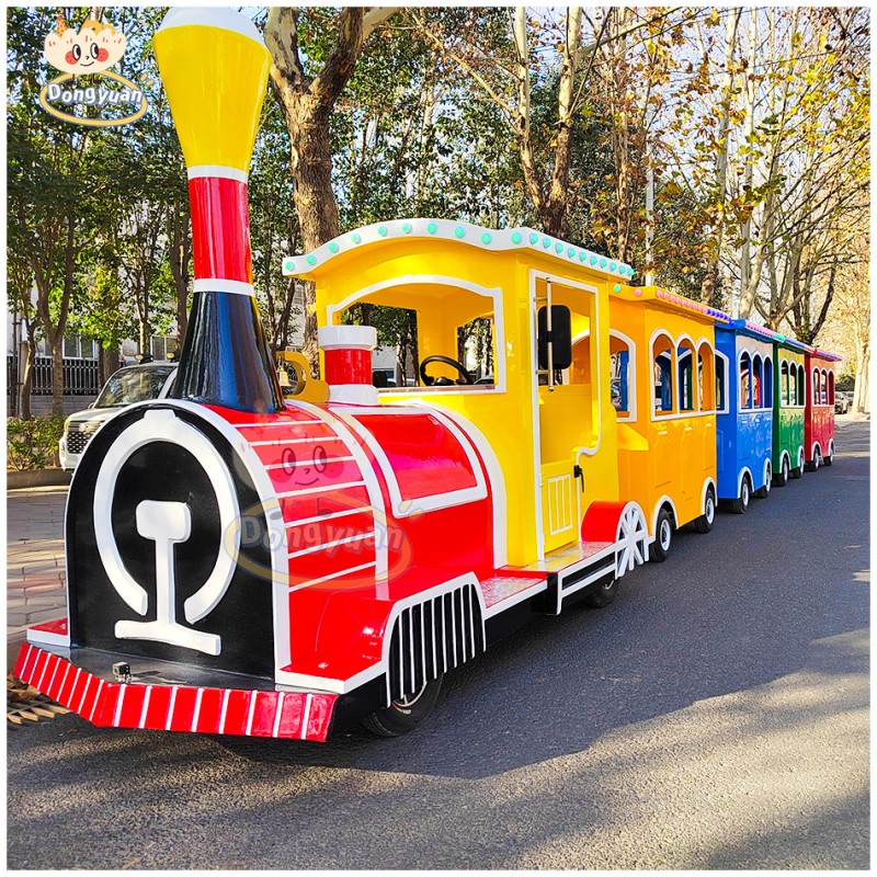 Electric Train Rides Supplier - Outdoor Trackless Tourist Train for Amusement Park