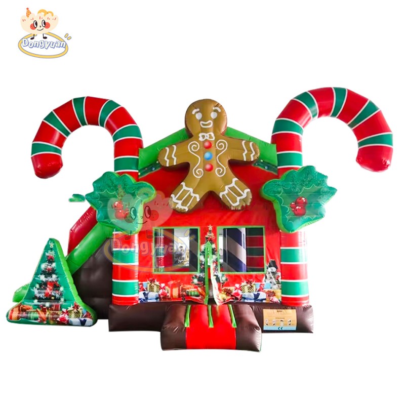 Inflatable Bounce House Supplier - Dual Slide Snowman Design for Family Gatherings