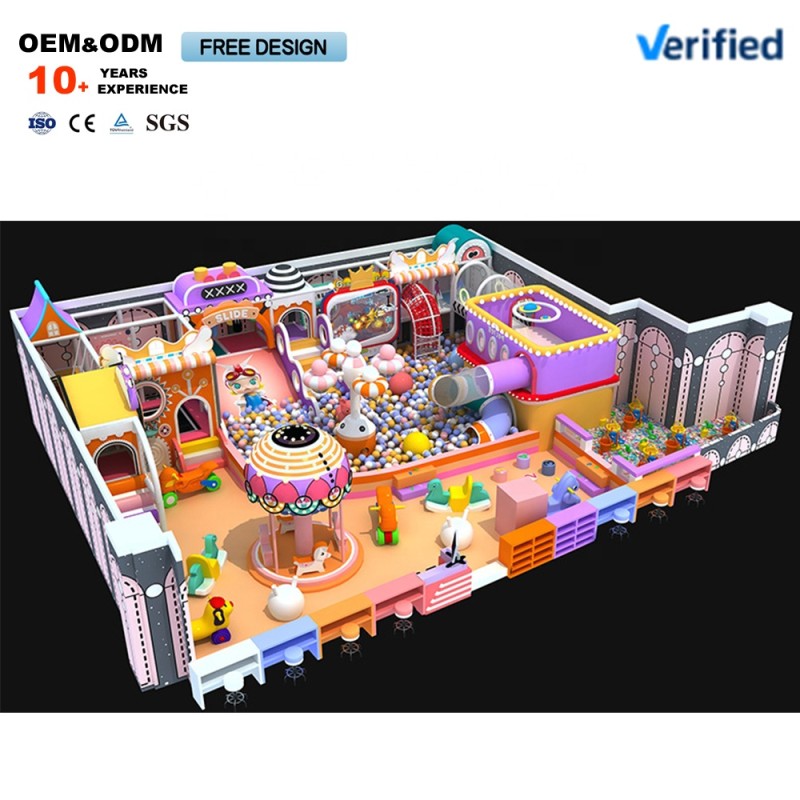 Playground Supplier - Distributor Pink Castle Adventure Naughty Castle