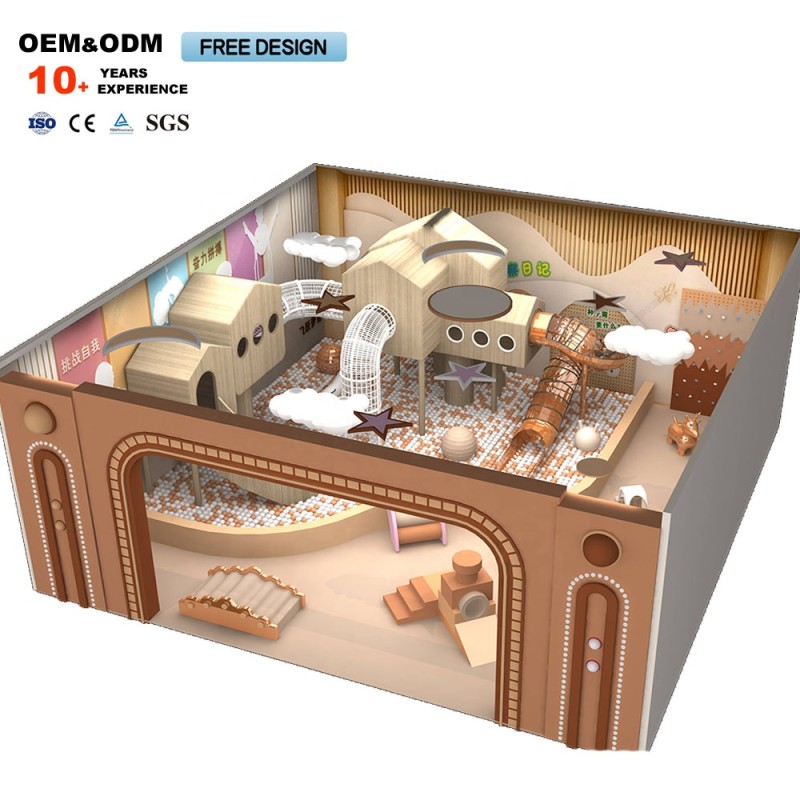 Indoor Playground Supplier - Colorful Soft Play House Ball Pool Slide