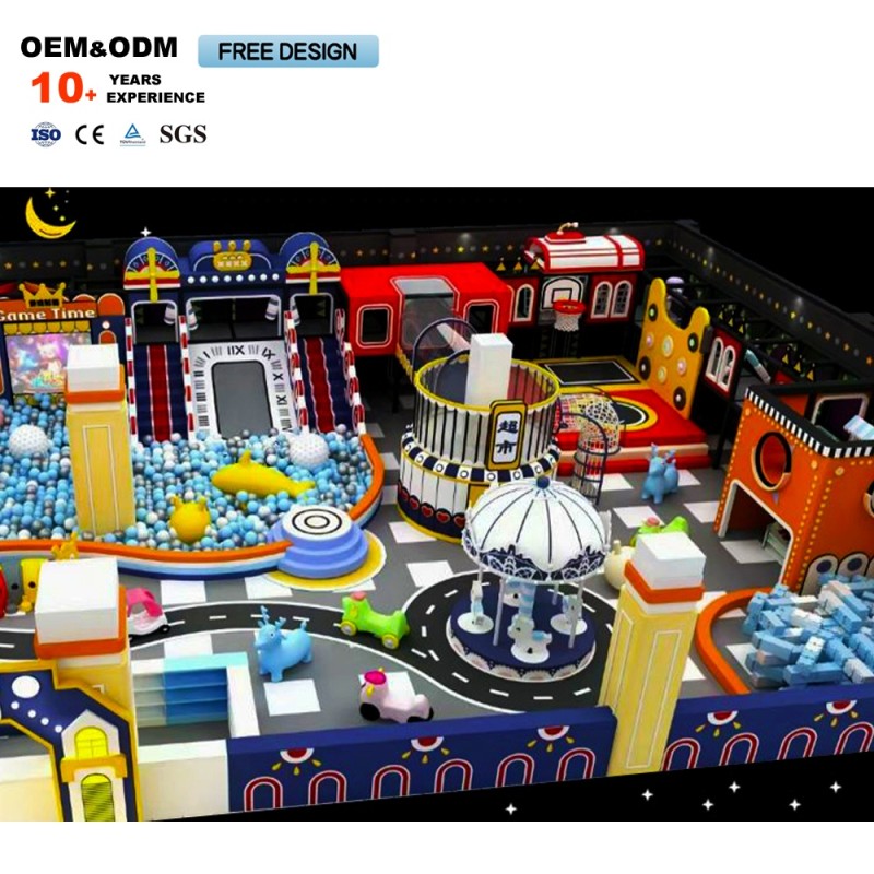 Playground Equipment Manufacturer - High Quality Purple Castle Theme