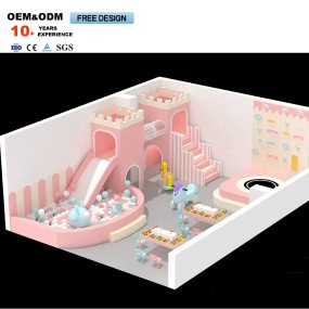 Playground Equipment Supplier - Customized Pink Series Safe Durable