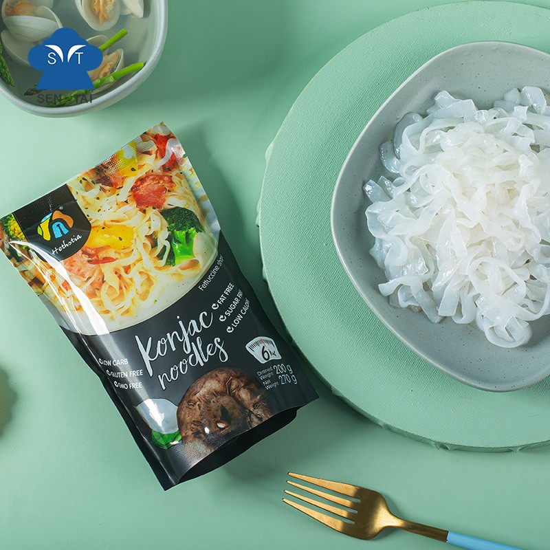 Private Label Hethstia Low Carb Low Calories  Skinny Pasta Shirataki Konjac Noodle Oem