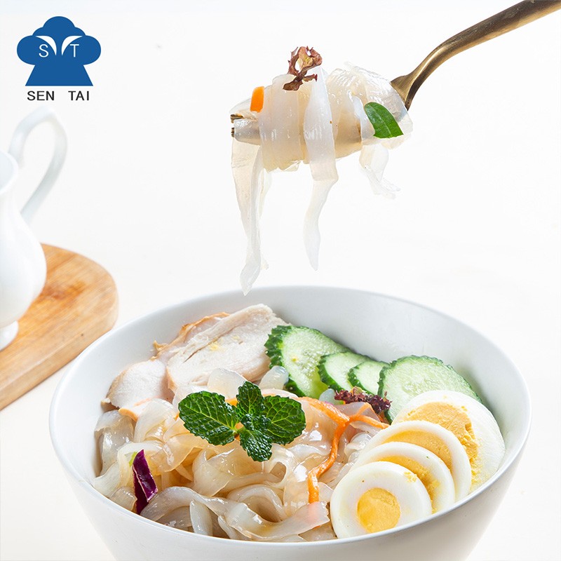 Vegan Low Carb Konjac Noodles Sauce Keto Ready Salad With Vinaigrette Flavor