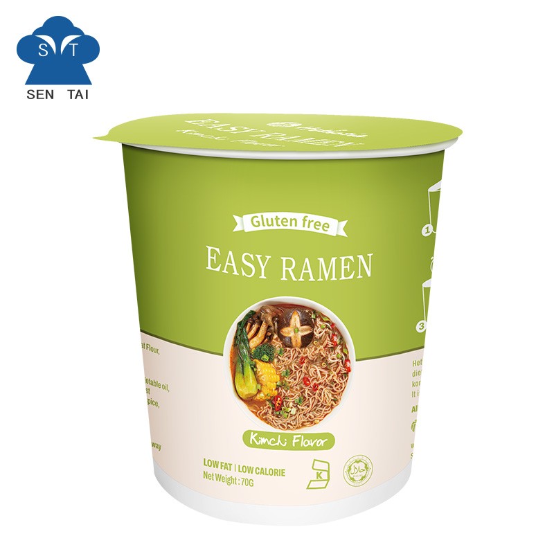Health Food Cup Instant Noodles Instant Soup Korean Kimchi Flavor Easy Ramen