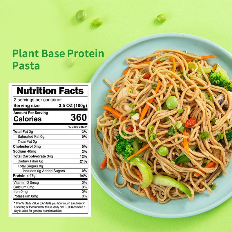 Keto-Friendly Pea Pasta Low Calorie & Low Sugar High Protein Easy to Make & Low Gi Box Packaging
