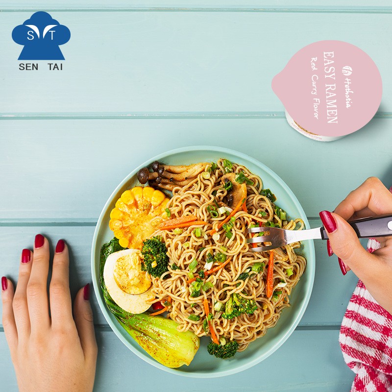 Asian Noodles Gluten Free Vegan Ramen Noodles Instant Vegetarian Plant-based Instant Rice Ramen Style Tomato Noodle Cups