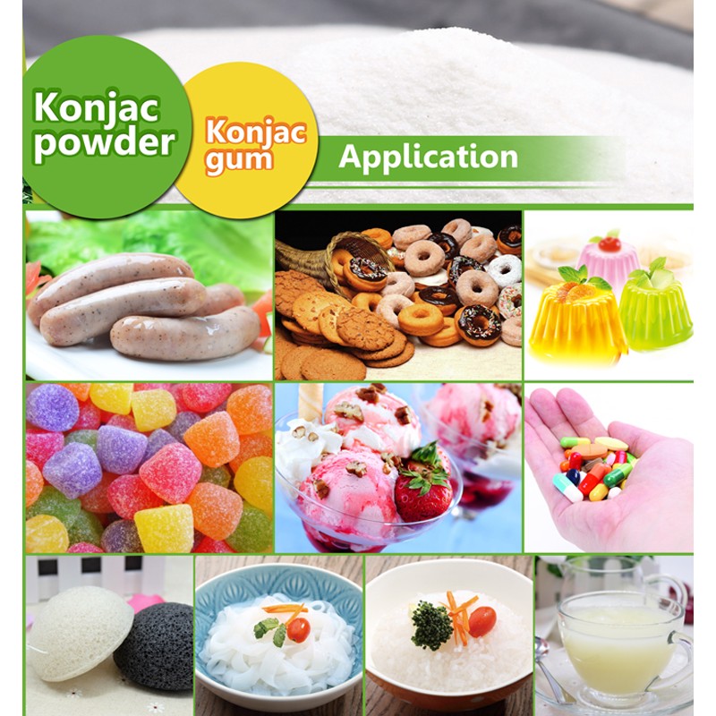 Organic Konjac Powder Konjac Gum Glucomannan Powder for Weight Lose Low Carb