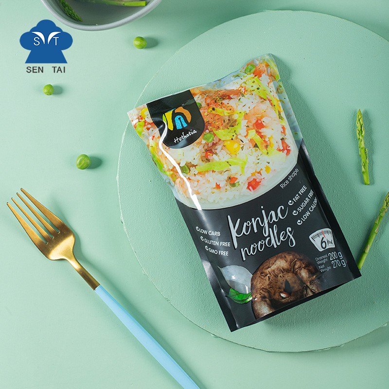 Gluten Free Keto Food Pure Konjac Root Instant Rice Shirataki Rice Organic with Low Calorie