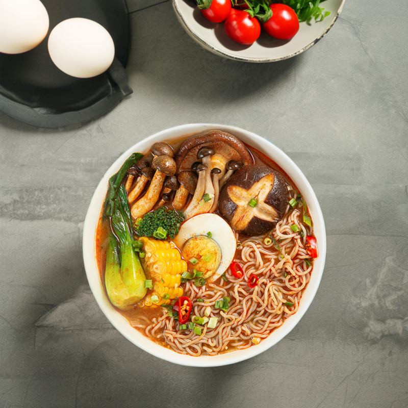 Health Food Cup Instant Noodles Instant Soup Korean Kimchi Flavor Easy Ramen