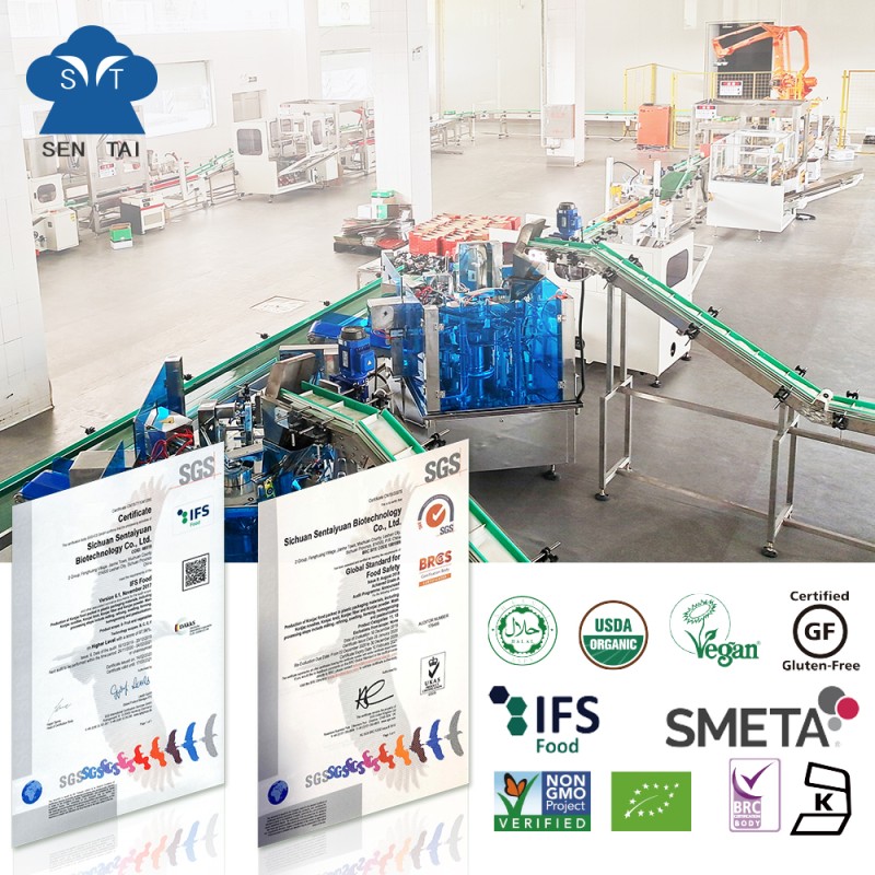 Plant-Based Air-Dried Vegan Instant Ramen Noodles 32g Protein Never Fried Bag Packaging