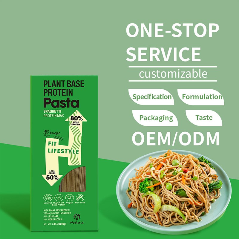 NON-GMO Pasta Noodle Vegan Paleo High Protein Pea Pasta Low Carb Low Fat Quick Cooking