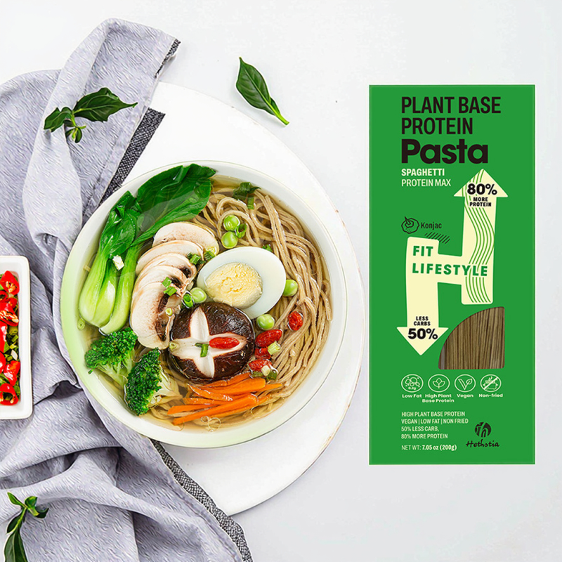 NON-GMO Pasta Noodle Vegan Paleo High Protein Pea Pasta Low Carb Low Fat Quick Cooking